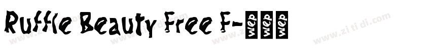 Ruffle Beauty Free F字体转换